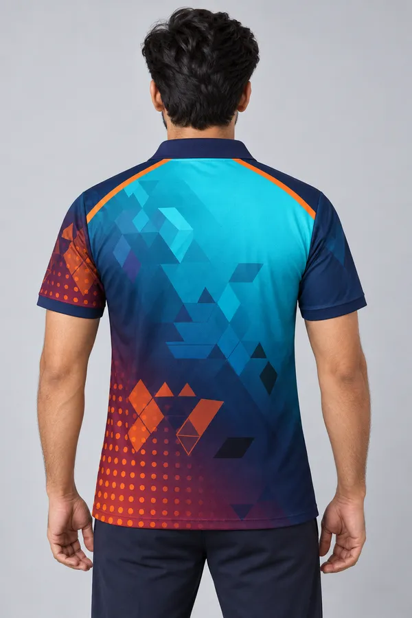Blue_Polyester_Polo_T-Shirt_For_Men