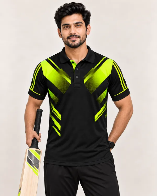 Black_Polyester_Polo_T-Shirt_For_Men