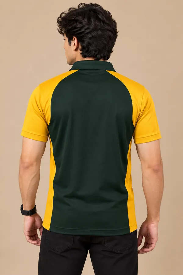 Green_Polyester_Polo_T-Shirt_For_Men