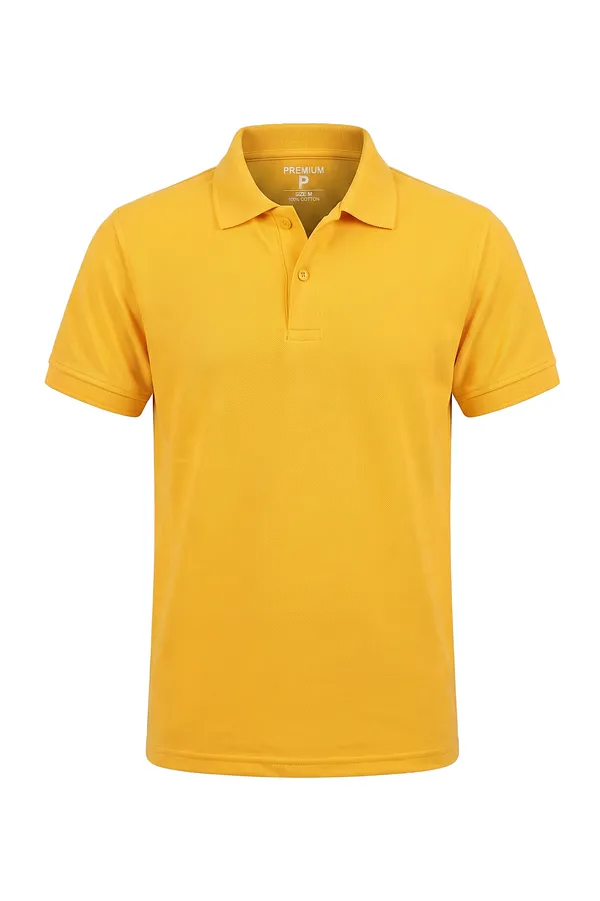 Yellow_Pc_Matty_Polo_T-Shirt_For_Men