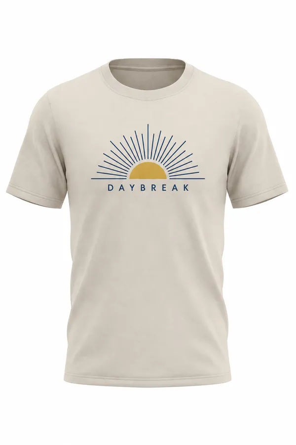 Cream_Cotton_Biowash_T-Shirt_For_Men