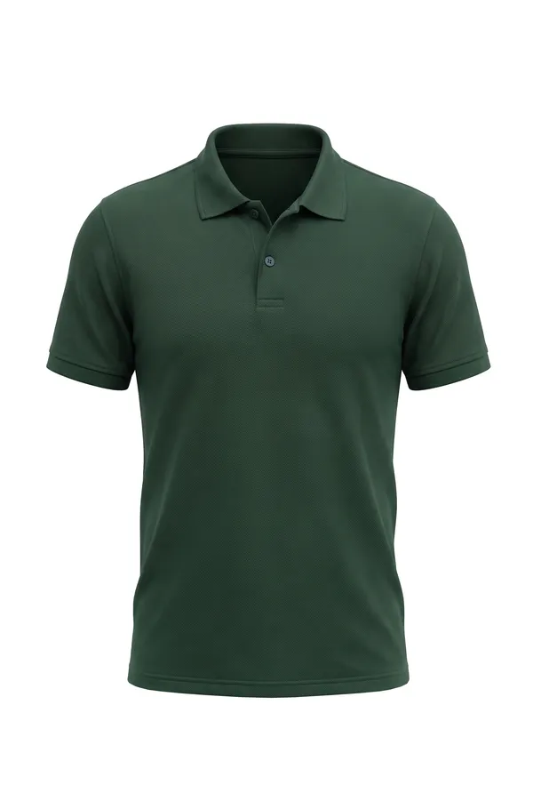 Dark_Green_Pc_Matty_Polo_T-Shirt_For_Men