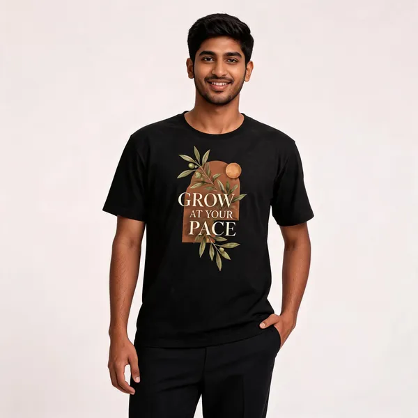 Black_Cotton_Biowash_T-Shirt_For_Men