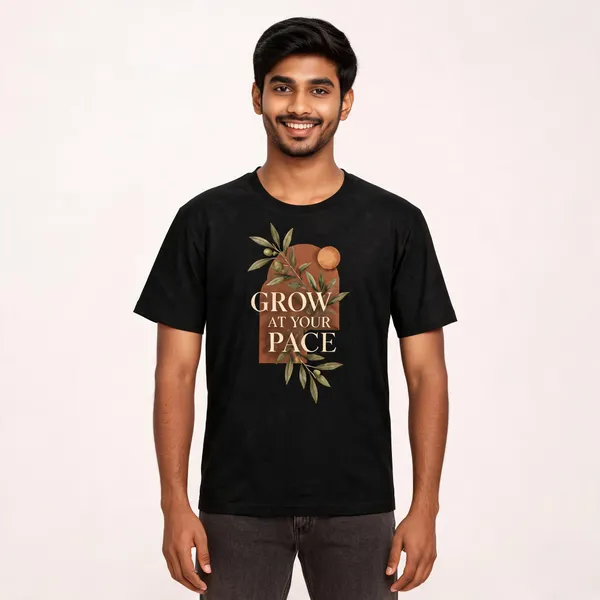 Black_Cotton_Biowash_T-Shirt_For_Men