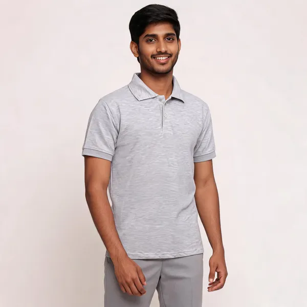 Grey_Pc_Matty_Polo_T-Shirt_For_Men