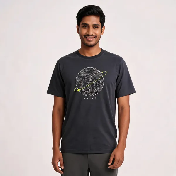 Black_Cotton_Biowash_T-Shirt_For_Men