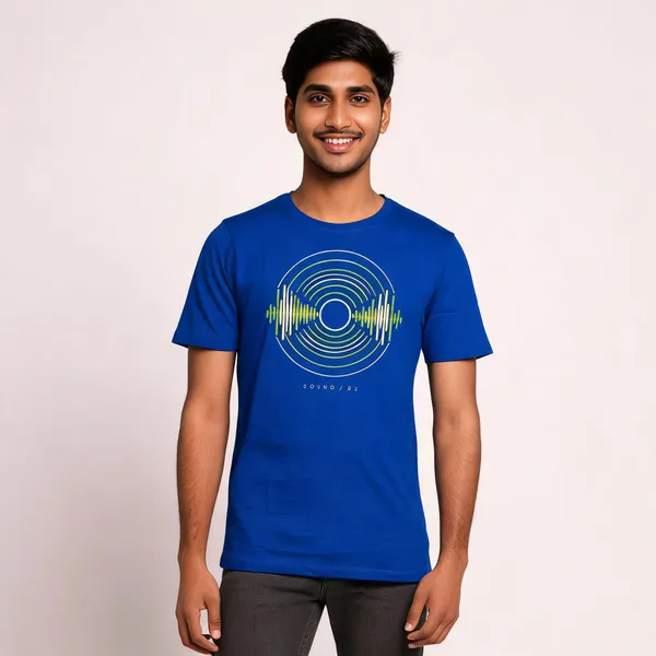 Blue_Cotton_Biowash_T-Shirt_For_Men