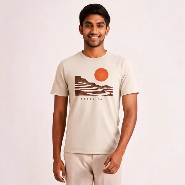 Off_White_Cotton_Biowash_T-Shirt_For_Men