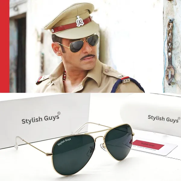Sunglasses_For_Men_With_Black_Glass_Golden_Frame_3026_Aviator_Sunglass_By_Sunglasses_Deal_Black_Golden