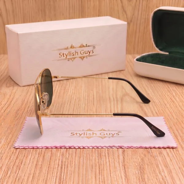 Sunglasses_For_Men_With_Black_Glass_Golden_Frame_3026_Aviator_Sunglass_By_Sunglasses_Deal_Black_Golden