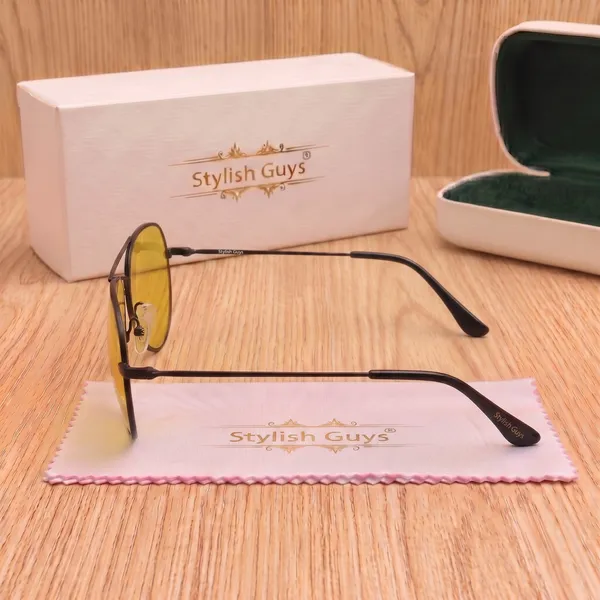 Sunglasses_For_Men_With_Yellow_Candy_Glass_Black_Frame_3026_Aviator_Sunglass_By_Sunglasses_Deal_Yellow_Candy_Black
