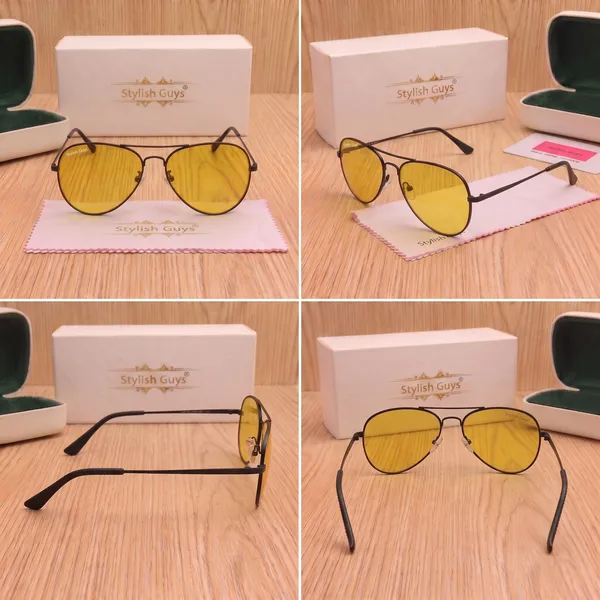 Sunglasses_For_Men_With_Yellow_Candy_Glass_Black_Frame_3026_Aviator_Sunglass_By_Sunglasses_Deal_Yellow_Candy_Black