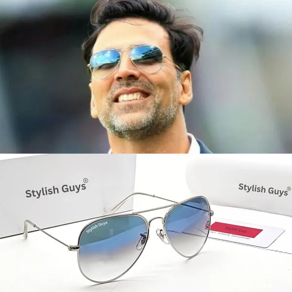 Sunglasses_For_Men_With_Blue_Shade_Glass_Silver_Frame_3026_Aviator_Sunglass_By_Sunglasses_Deal_Blue_Shade_Silver