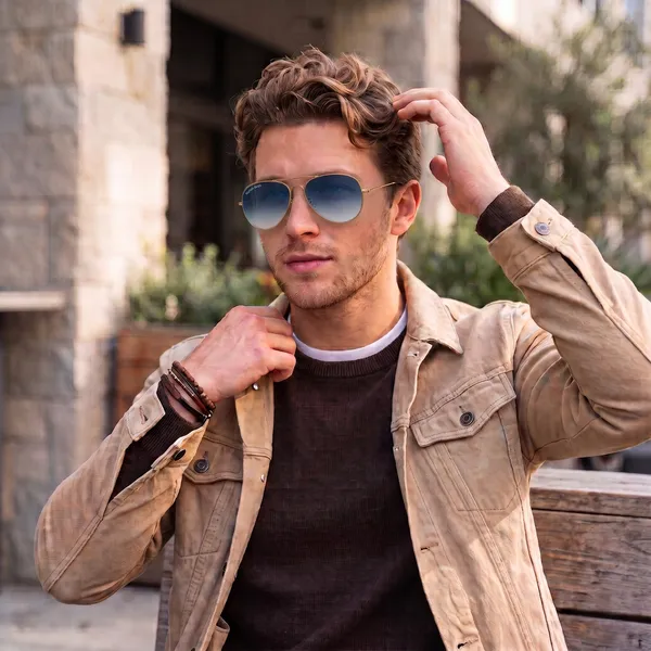 Sunglasses_For_Men_With_Blue_Shade_Glass_Golden_Frame_3026_Aviator_Sunglass_By_Sunglasses_Deal_Blue_Shade_Golden