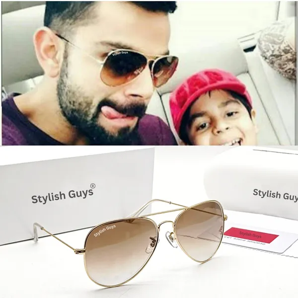 Sunglasses_For_Men_With_Brown_Shade_Glass_Golden_Frame_3026_Aviator_Sunglass_By_Sunglasses_Deal_Brown_Shade_Golden