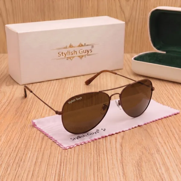 Sunglasses_For_Men_With_Brown_Glass_Brown_Frame_3026_Aviator_Sunglass_By_Sunglasses_Deal_Brown_Brown