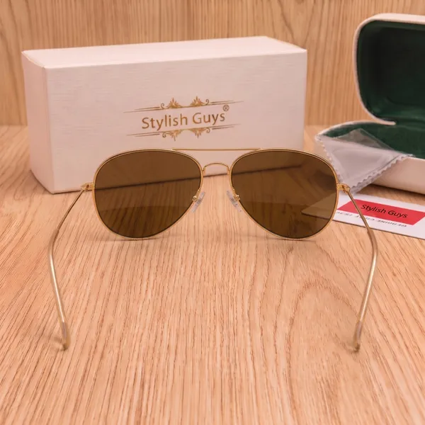 Sunglasses_For_Men_With_Brown_Glass_Golden_Frame_3026_Aviator_Sunglass_By_Sunglasses_Deal_Brown_Golden