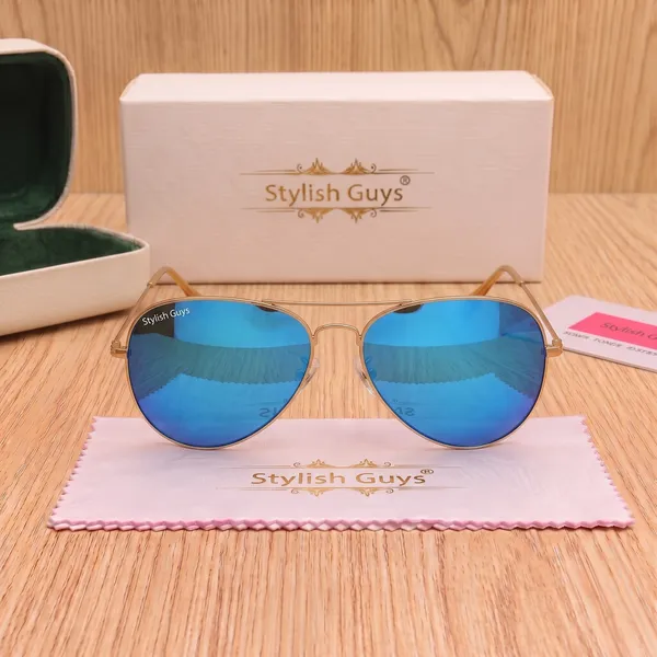 Sunglasses_For_Men_With_Aqua_Blue_Mercury_Glass_Golden_Frame_3026_Aviator_Sunglass_By_Sunglasses_Deal_Aqua_Blue_Golden