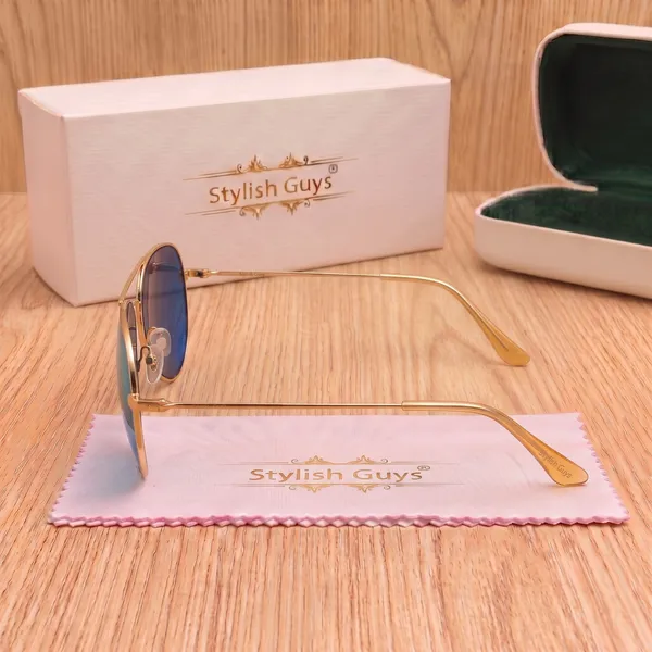 Sunglasses_For_Men_With_Aqua_Blue_Mercury_Glass_Golden_Frame_3026_Aviator_Sunglass_By_Sunglasses_Deal_Aqua_Blue_Golden