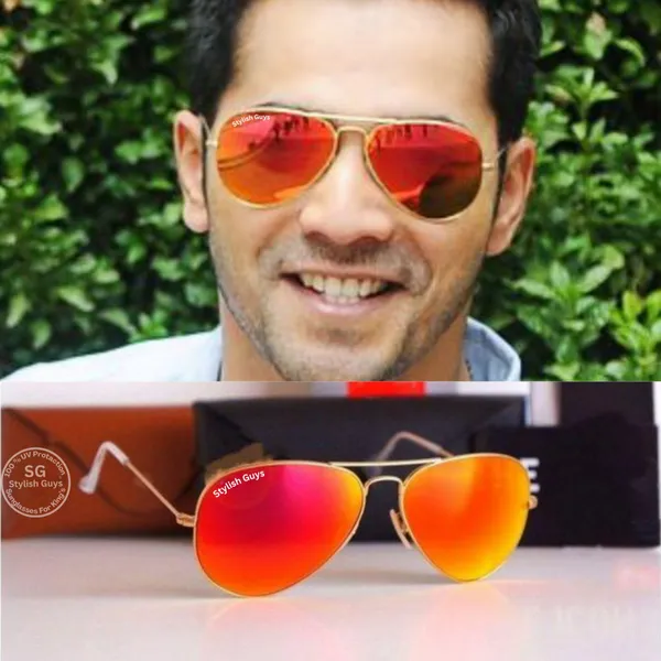 Sunglasses_For_Men_With_Orange_Mercury_Glass_Golden_Frame_3026_Aviator_Sunglass_By_Sunglasses_Deal_Orange_Golden