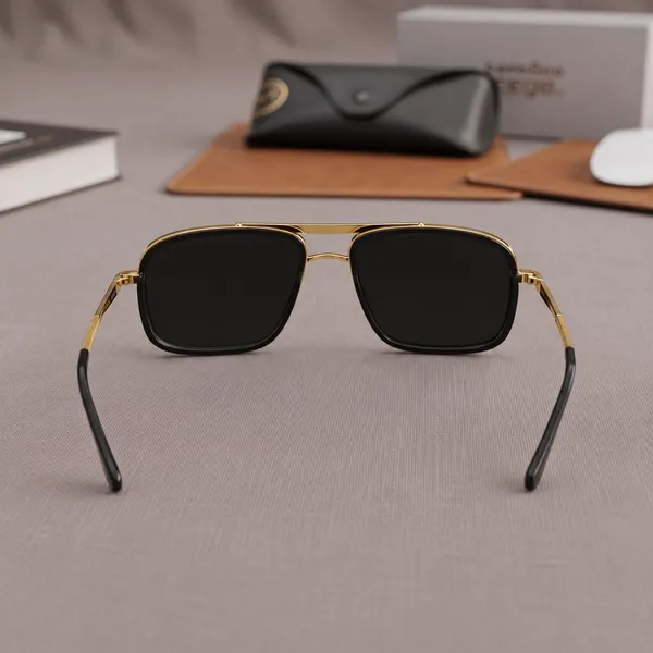 Sunglasses_For_Men_With_Aqua_Blue_Mercury_Glass_Golden_Frame_4413_Square_Sunglass_By_Sunglasses_Deal_Aqua_Golden