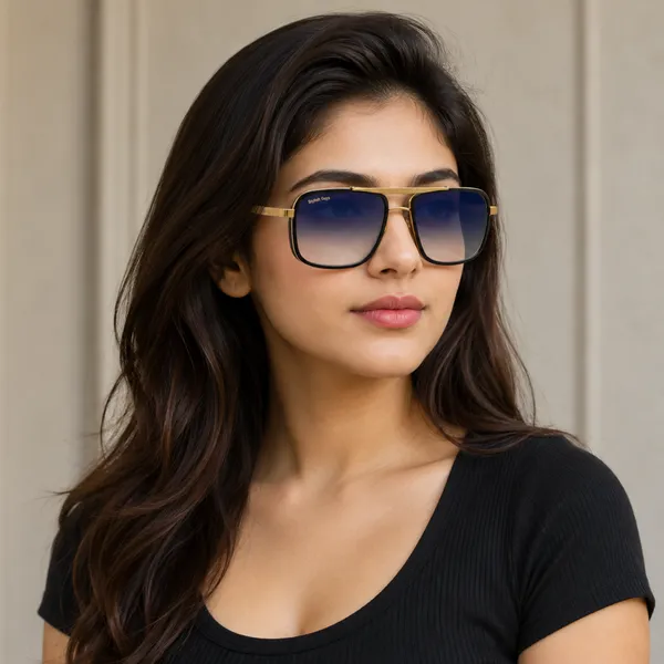 Sunglasses_For_Men_With_Aqua_Blue_Shade_Glass_Golden_Frame_4413_Square_Sunglass_By_Sunglasses_Deal_Blue_Shade_Golden