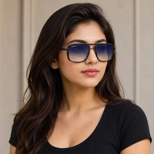 Sunglasses_For_Men_With_Blue_Shade_Glass_Black_Frame_4413_Square_Sunglass_By_Sunglasses_Deal_Blue_Shade_Black