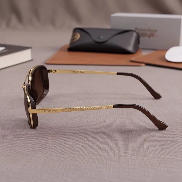 Sunglasses_For_Men_With_Brown_Glass_Golden_Frame_4413_Square_Sunglass_By_Sunglasses_Deal_Brown_Golden