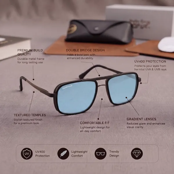 Sunglasses_For_Men_With_Candy_Blue_Glass_Black_Frame_4413_Square_Sunglass_By_Sunglasses_Deal_Candy_Blue_Black