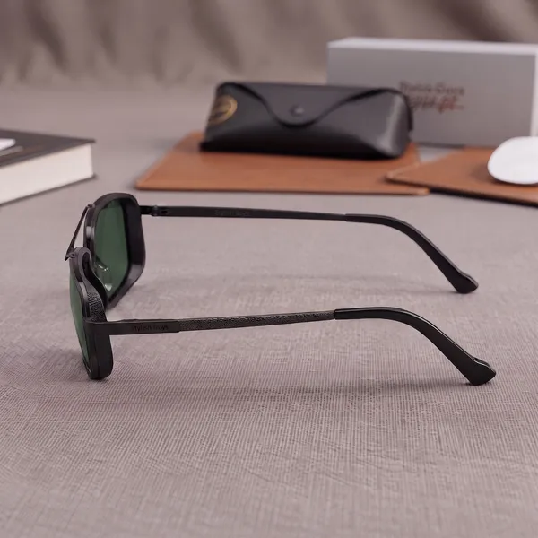 Sunglasses_For_Men_With_Green_Glass_Black_Frame_4413_Square_Sunglass_By_Sunglasses_Deal_Green_Black