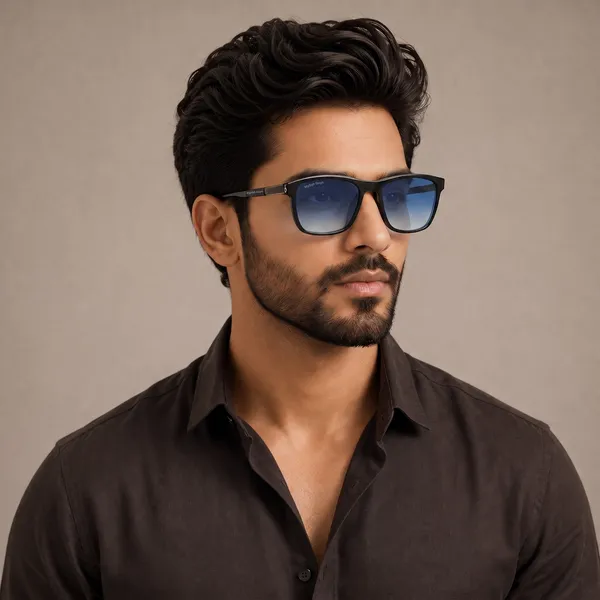 Sunglasses_For_Men_With_Blue_Shade_Glass_Black_Frame_4228_Square_Sunglass_By_Sunglasses_Deal_Blue_Shade_Black
