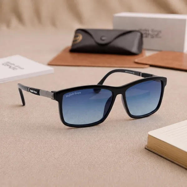 Sunglasses_For_Men_With_Blue_Shade_Glass_Black_Frame_4228_Square_Sunglass_By_Sunglasses_Deal_Blue_Shade_Black