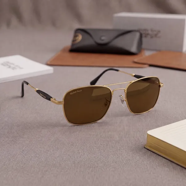 Sunglasses_For_Men_With_Brown_Glass_Golden_Frame_1208_Square_Sunglass_By_Sunglasses_Deal_Brown_Golden