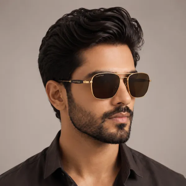 Sunglasses_For_Men_With_Brown_Glass_Golden_Frame_1208_Square_Sunglass_By_Sunglasses_Deal_Brown_Golden