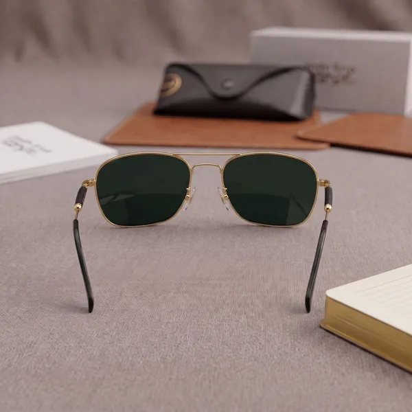 Sunglasses_For_Men_With_Black_Glass_Golden_Frame_1208_Square_Sunglass_By_Sunglasses_Deal_Black_Golden