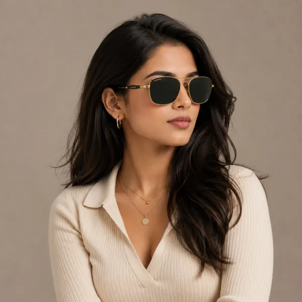 Sunglasses_For_Men_With_Black_Glass_Golden_Frame_1208_Square_Sunglass_By_Sunglasses_Deal_Black_Golden