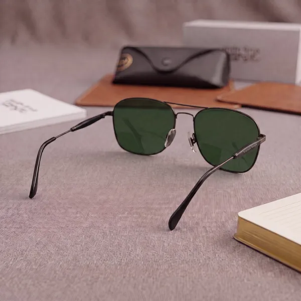 Sunglasses_For_Men_With_Green_Glass_Black_Frame_1208_Square_Sunglass_By_Sunglasses_Deal_Green_Black