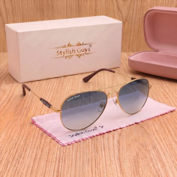 Sunglasses_For_Men_With_Blue_Shade_Glass_Golden_Frame_3517_Aviator_Oval_Sunglass_By_Sunglasses_Deal_Blue_Shade_Golden