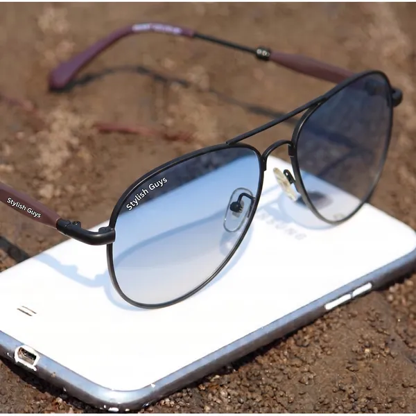 Sunglasses_For_Men_With_Blue_Shade_Glass_Black_Frame_3517_Aviator_Oval_Sunglass_By_Sunglasses_Deal_Blue_Shade_Black