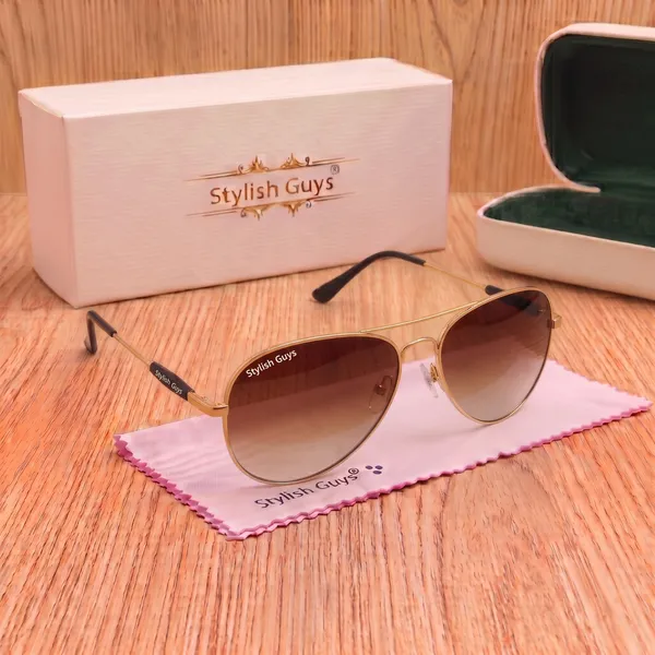 Sunglasses_For_Men_With_Brown_Shade_Glass_Golden_Frame_3517_Aviator_Oval_Sunglass_By_Sunglasses_Deal_Brown_Shade_Golden