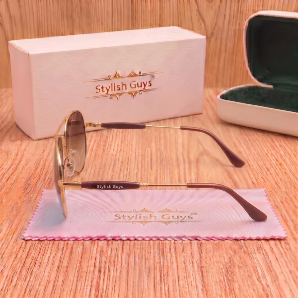 Sunglasses_For_Men_With_Brown_Shade_Glass_Golden_Frame_3517_Aviator_Oval_Sunglass_By_Sunglasses_Deal_Brown_Shade_Golden