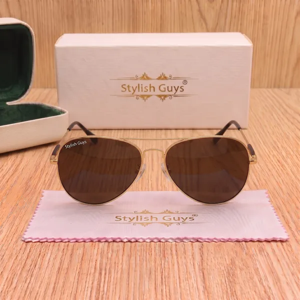 Sunglasses_For_Men_With_Brown_Glass_Golden_Frame_3517_Aviator_Oval_Sunglass_By_Sunglasses_Deal_Brown_Golden