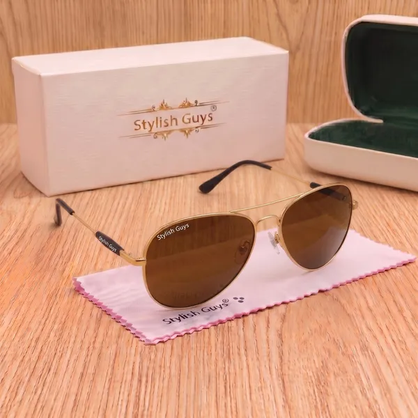 Sunglasses_For_Men_With_Brown_Glass_Golden_Frame_3517_Aviator_Oval_Sunglass_By_Sunglasses_Deal_Brown_Golden