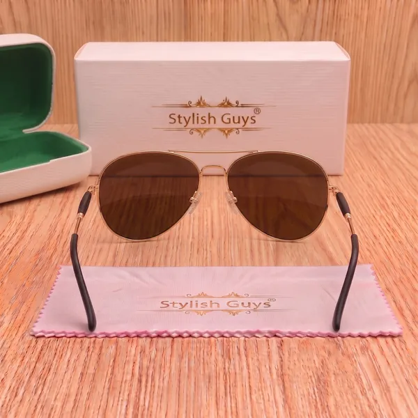 Sunglasses_For_Men_With_Brown_Glass_Golden_Frame_3517_Aviator_Oval_Sunglass_By_Sunglasses_Deal_Brown_Golden