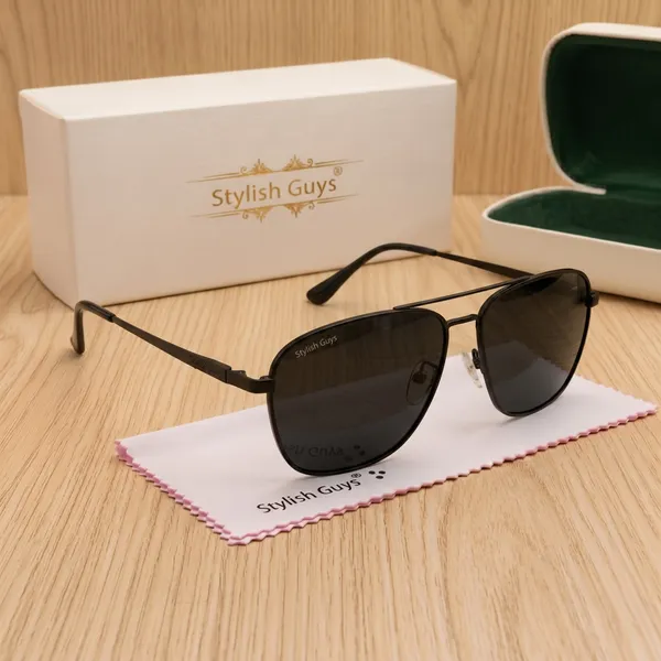 Sunglasses_For_Men_With_Black_Glass_Black_Frame_6060_Square_Sunglass_By_Sunglasses_Deal_Black_Black