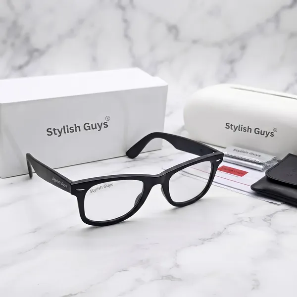 Sunglasses_For_Men_With_Clear_Glass_Black_Frame_2140_Wayfarer_Sunglass_By_Sunglasses_Deal_Clear_Black