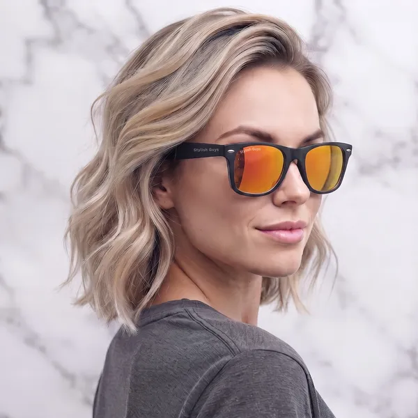 Sunglasses_For_Men_With_Orange_Mercury_Glass_Black_Frame_2140_Wayfarer_Sunglass_By_Sunglasses_Deal_Orange_Black