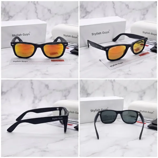 Sunglasses_For_Men_With_Orange_Mercury_Glass_Black_Frame_2140_Wayfarer_Sunglass_By_Sunglasses_Deal_Orange_Black