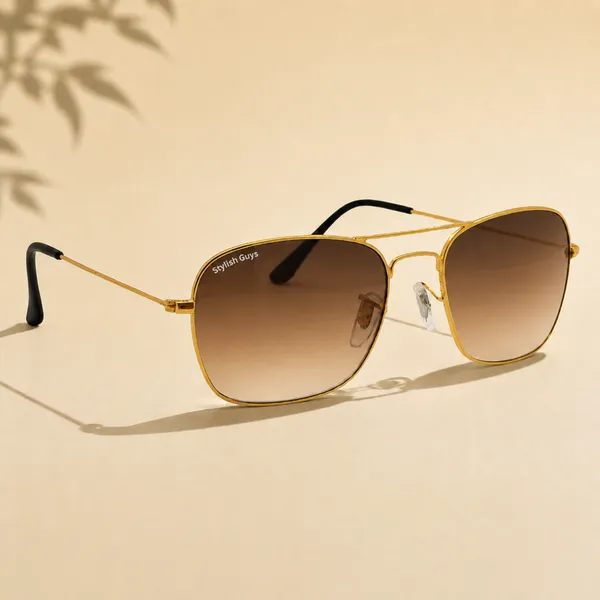 Sunglasses_For_Men_With_Brown_Shade_Glass_Golden_Frame_3136_Square_Sunglass_By_Sunglasses_Deal_Brown_Shade_Golden