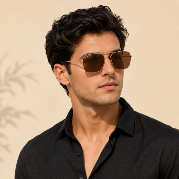 Sunglasses_For_Men_With_Brown_Glass_Golden_Frame_3136_Square_Sunglass_By_Sunglasses_Deal_Brown_Golden
